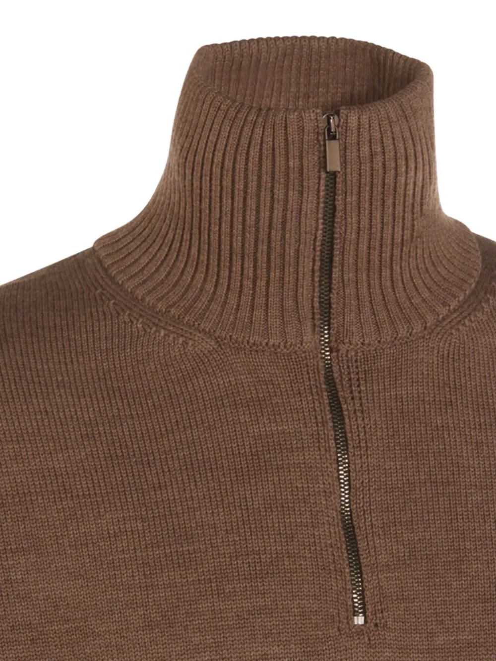 Altea Brown Wool Knitwear In Neutral