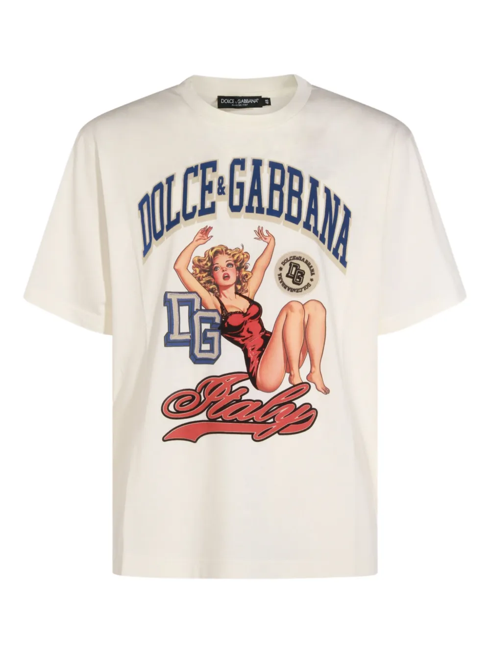 Dolce & Gabbana graphic-print T-shirt - ホワイト Dolce & Gabbana graphic-print T-shirt - ホワイト