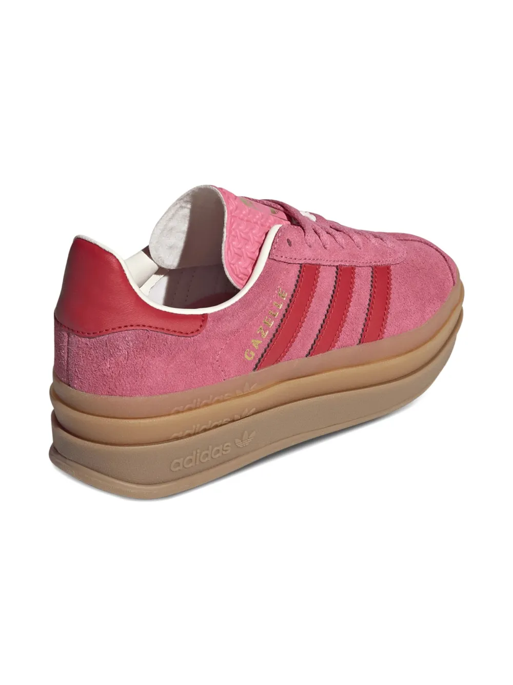 adidas Kids Gazelle Bold "Pink Red" sneakers