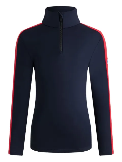 Fusalp contrast-panel half-zip T-shirt