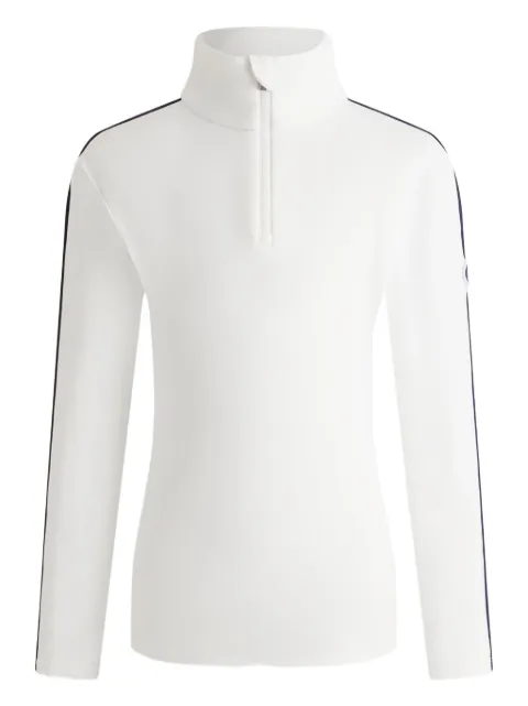 Fusalp high-neck sleeve-stripe sweatshirt