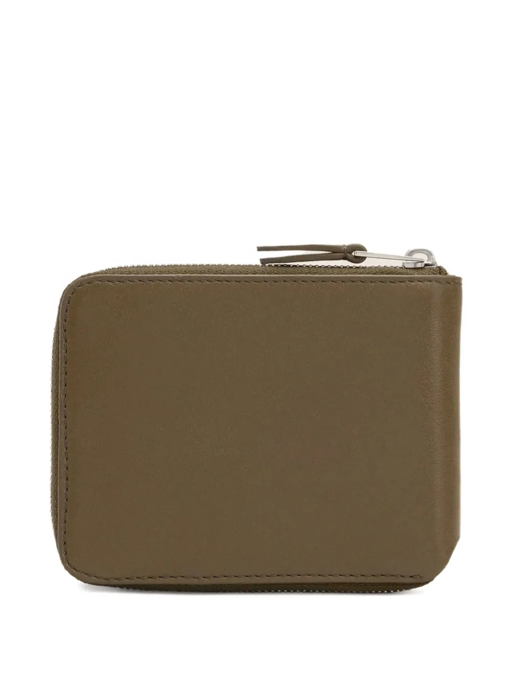Ami Alexandre Mattiussi Zip-around Compact Wallet In Green