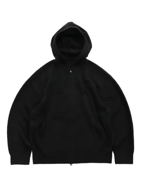 Mastermind Japan skull-print zip-up hoodie