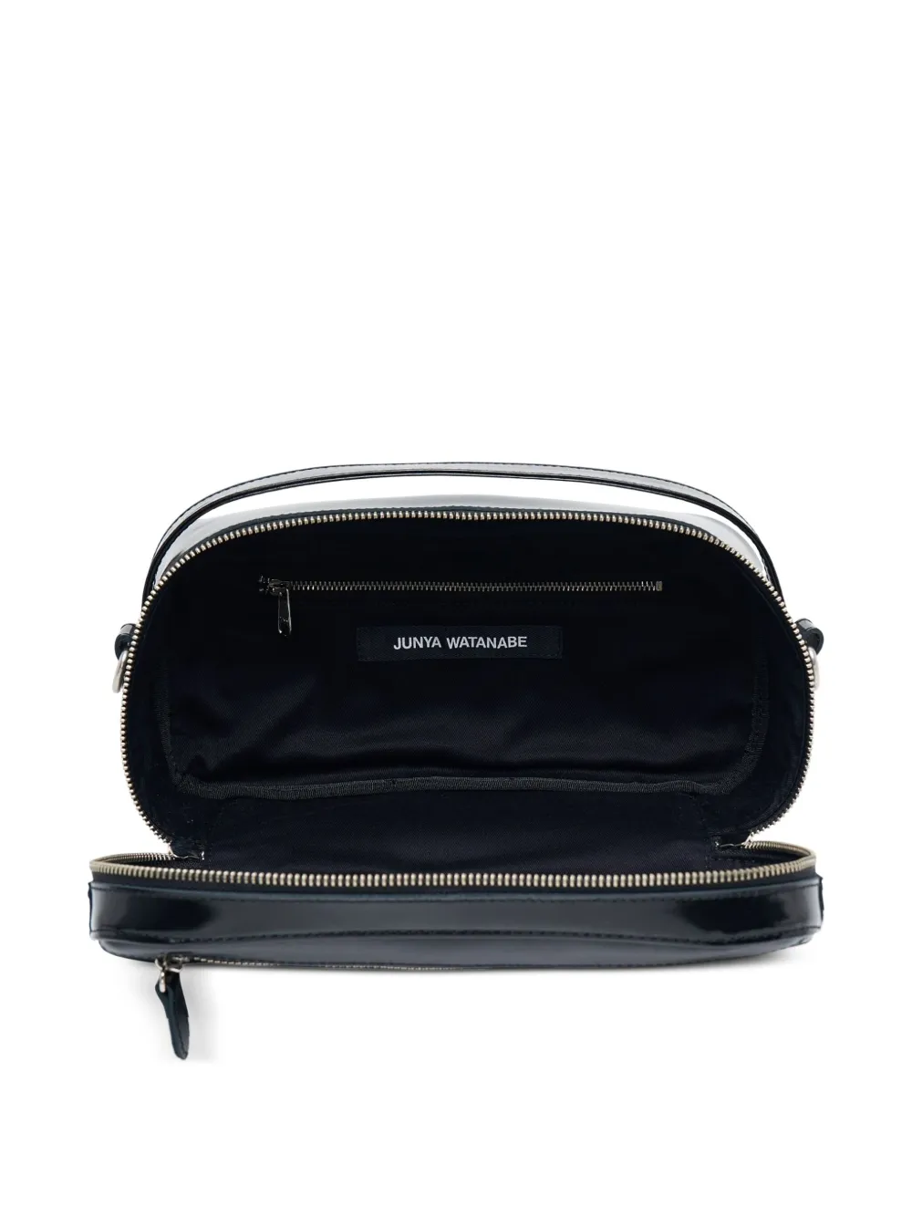 JUNYA WATANABE ブルー　エナメル　三角　バッグ JUNYA WATANABE ブルー エナメル 三角 バッグ