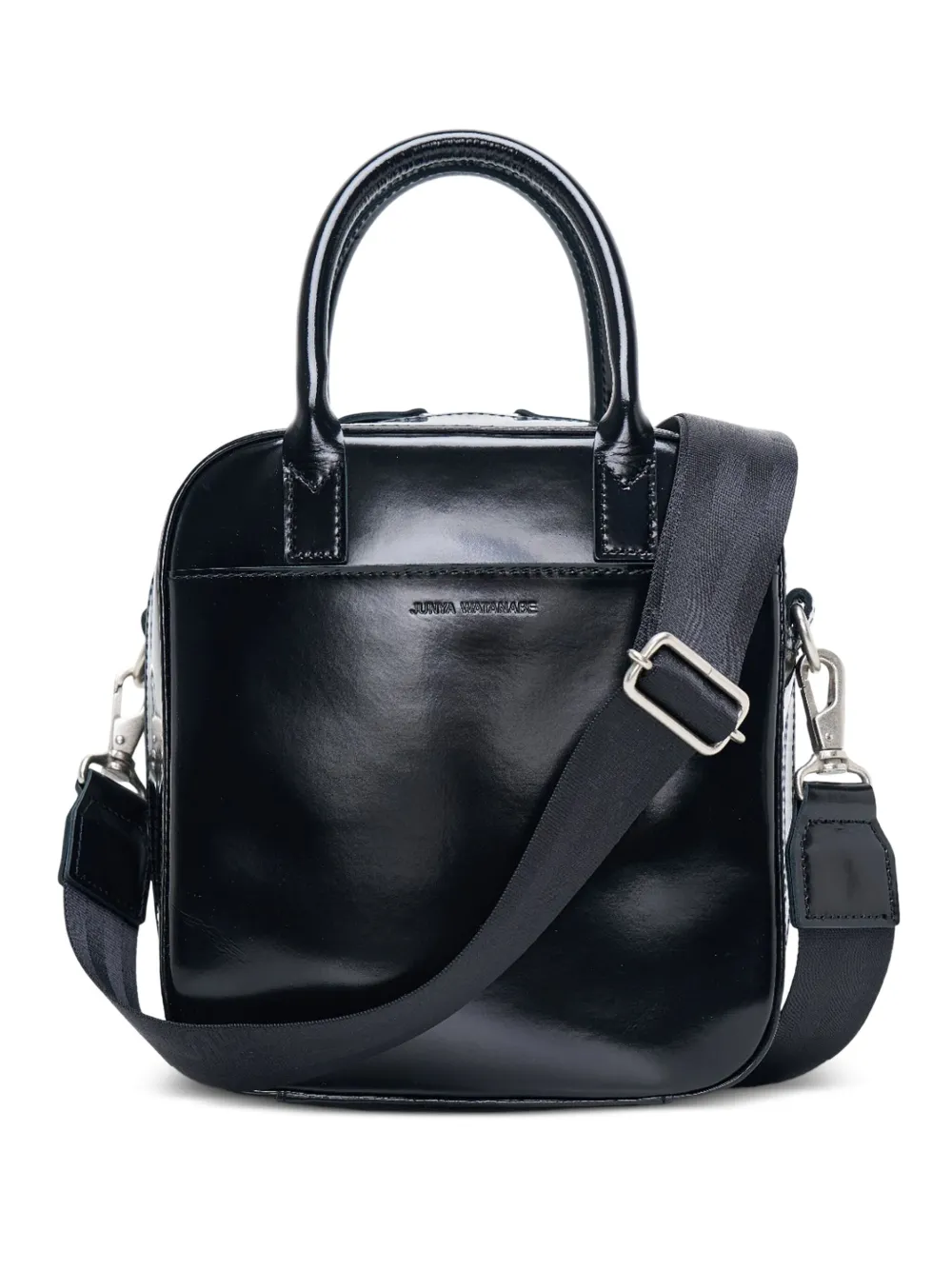 Junya Watanabe Borsa a tracolla in pelle - Nero