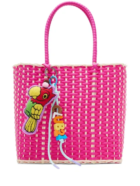 BANGKOK BASKET medium woven tote bag