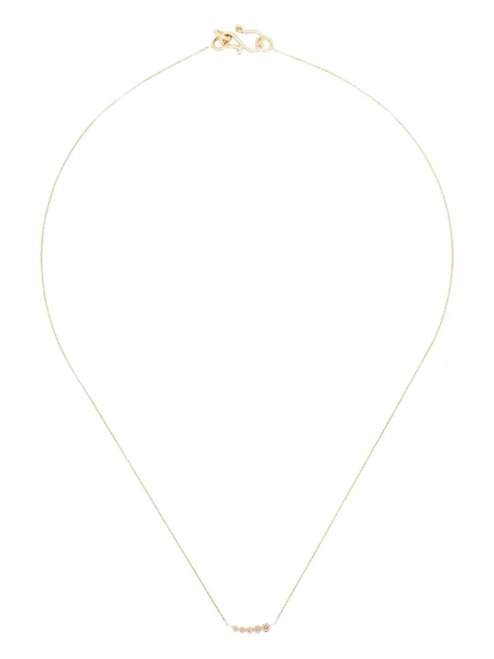 Sophie Bille Brahe ファイブダイヤモンド ネックレス 18Kイエローゴールド - ゴールドトーン Sophie Bille Brahe ファイブダイヤモンド ネックレス 18Kイエローゴールド - ゴールドトーン