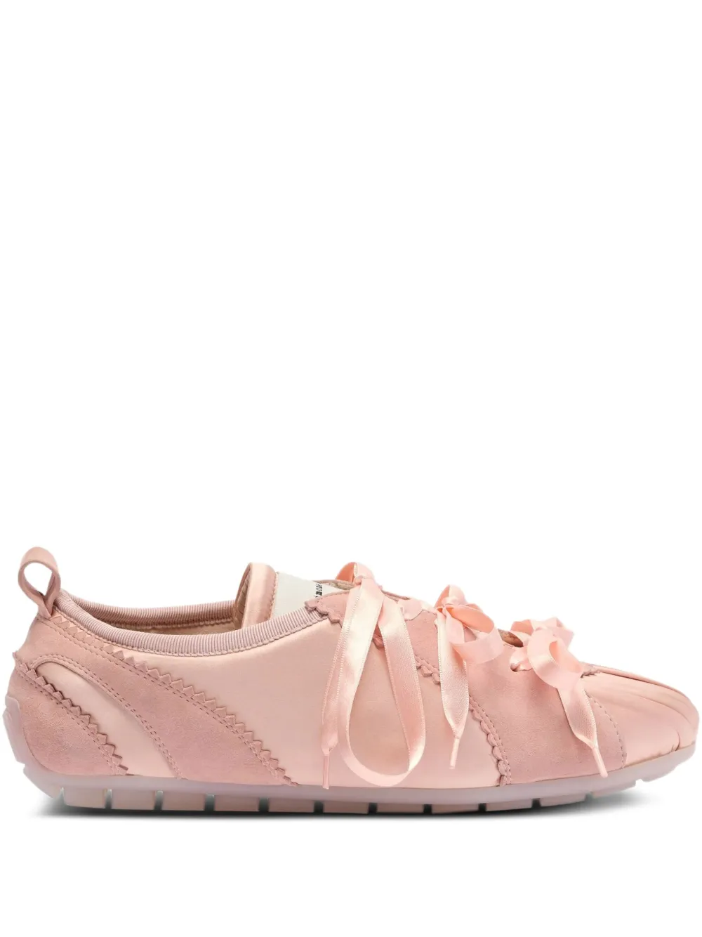 Simone Rocha Sneakers met geplooid lint Roze