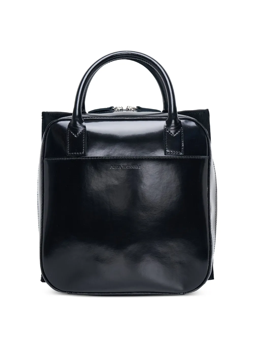 Junya Watanabe Leather Crossbody Bag In Black