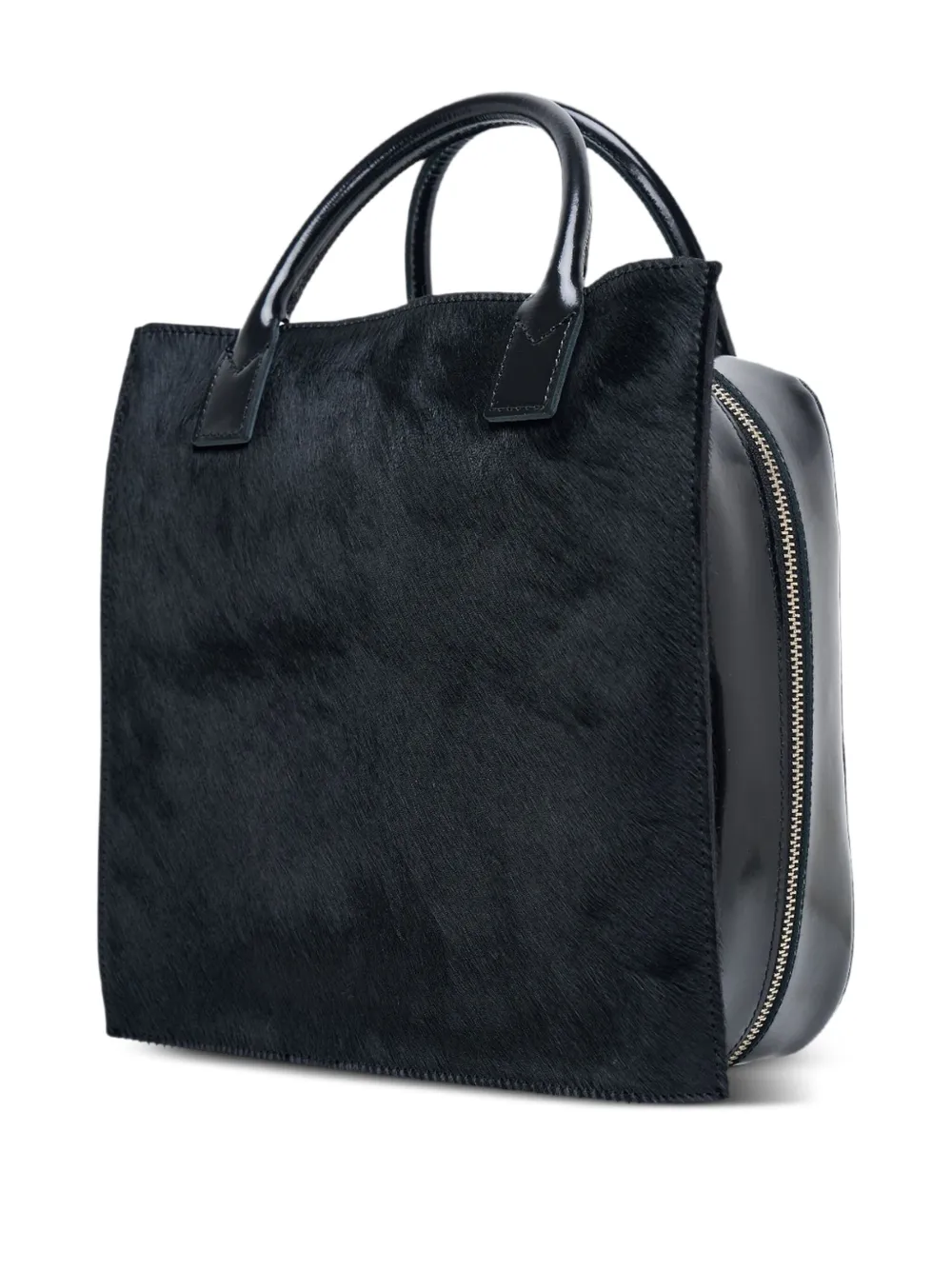 Junya Watanabe Leather Crossbody Bag In Black