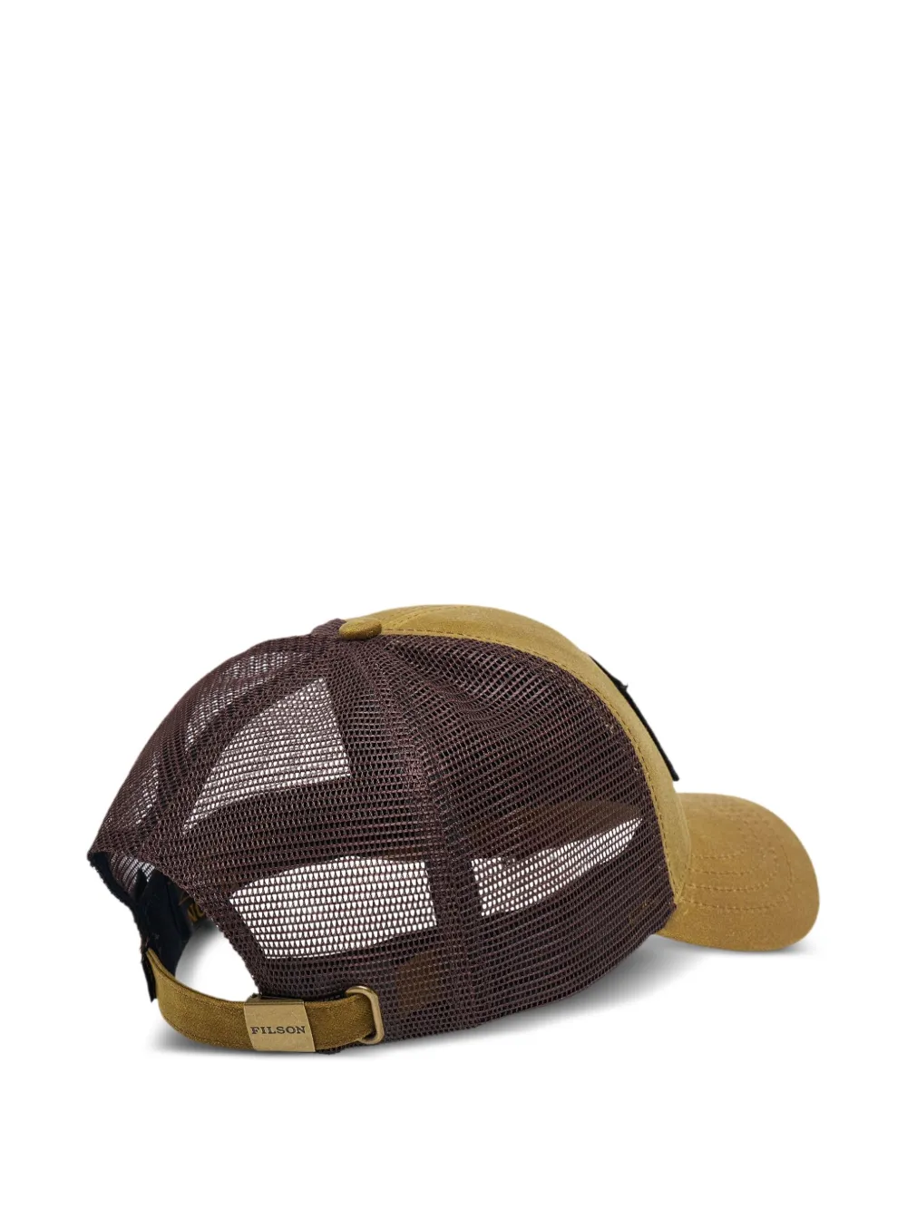 Junya Watanabe MAN Katoenen pet met mesh vlak - Bruin