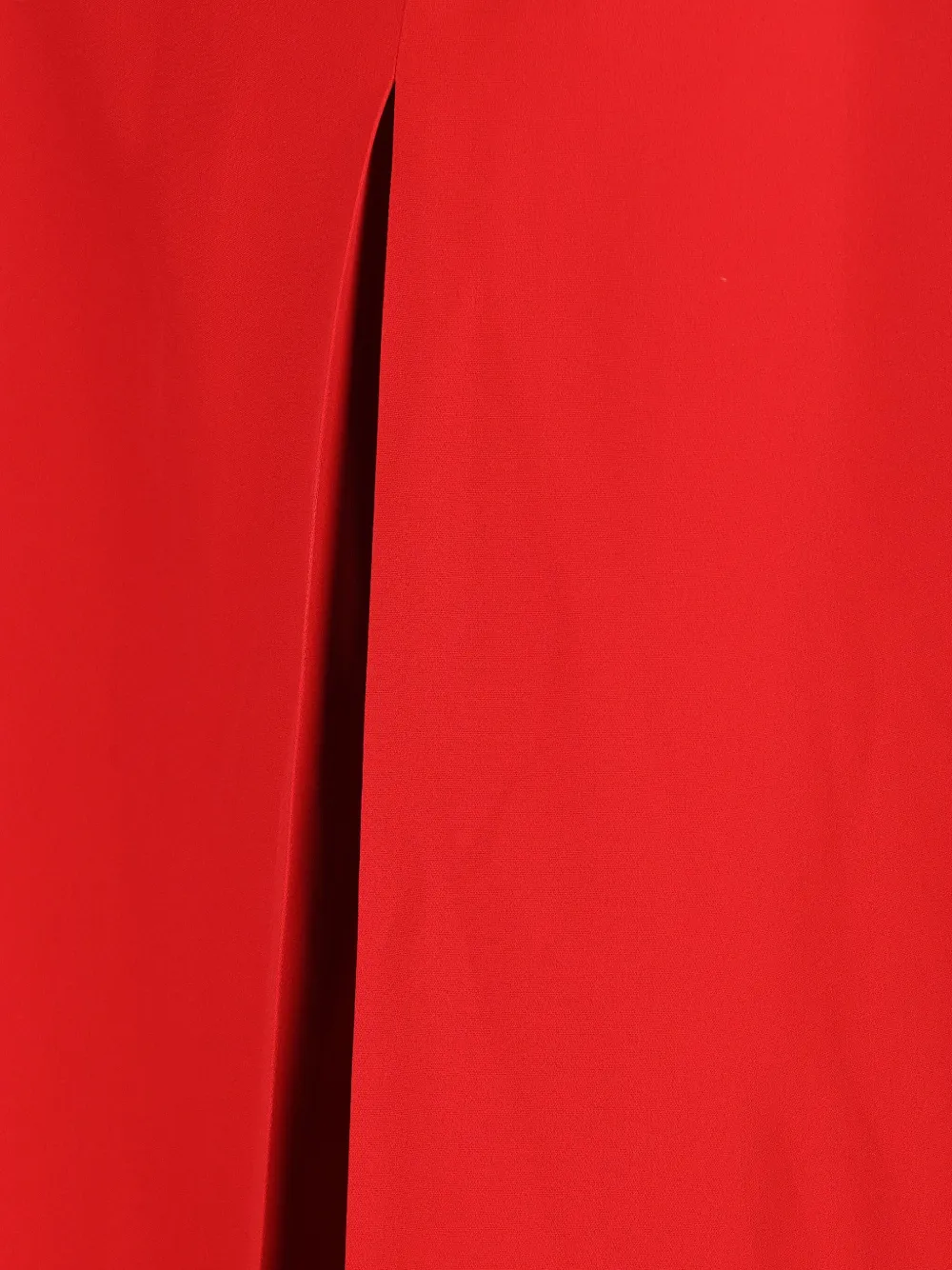 Valentino Bow-detail One-shoulder Dress In Red