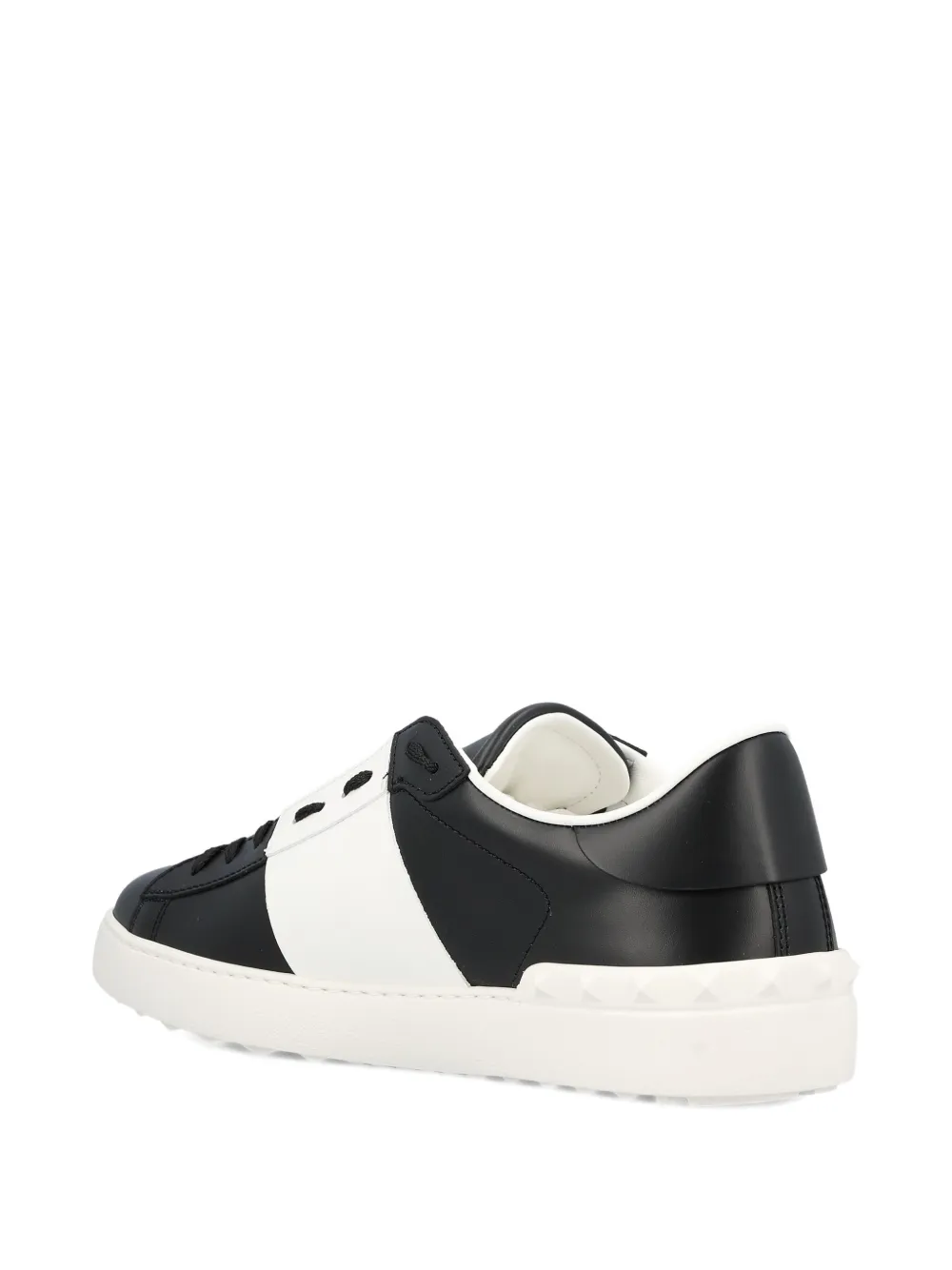 Valentino Garavani two-tone leather sneakers Black