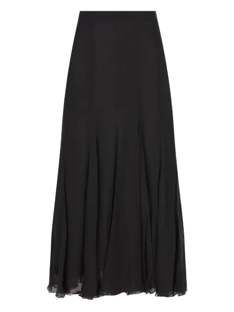 Chloé ruffled flared maxi skirt
