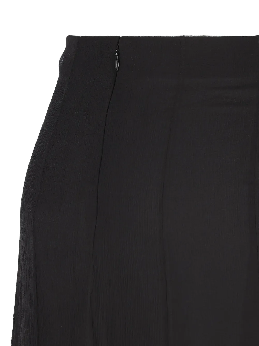 Chloé Organic Silk-mousseline Maxi Skirt In Black