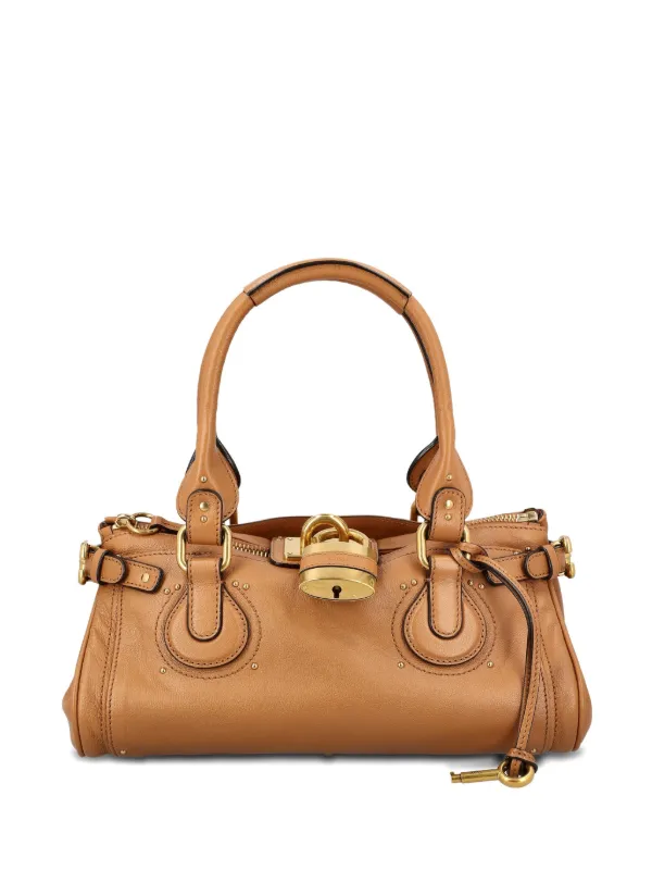 Chloé Paddington Hand Bag Brown Leather Chloé Paddington Leather Bag | Brown | FARFETCH