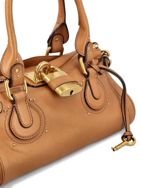 Chloé Paddington Hand Bag Brown Leather Chloe 'Paddington' Shoulder Bag – Fashionably Yours