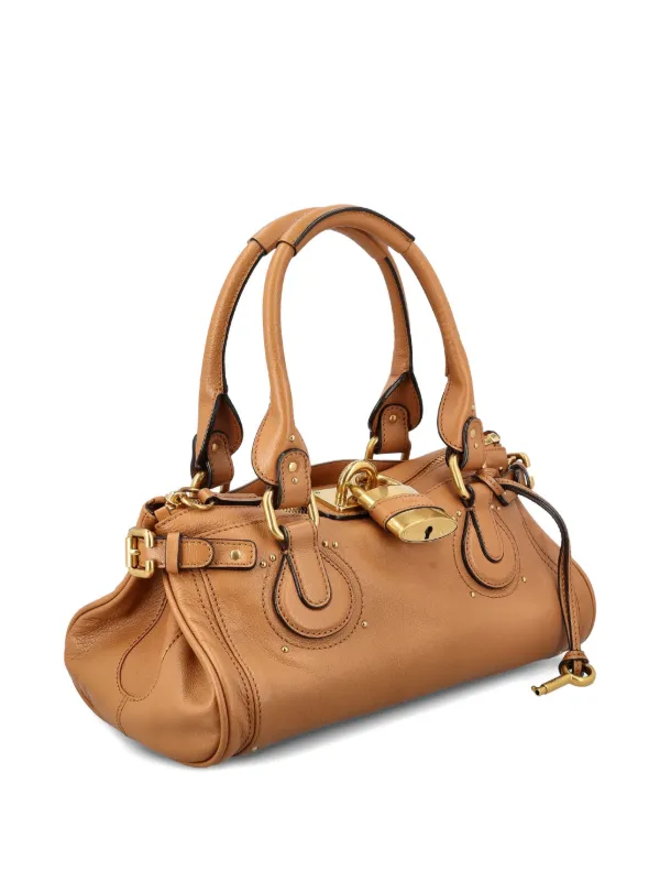 Chloé Paddington Hand Bag Brown Leather Chloé Paddington Leather Bag | Brown | FARFETCH