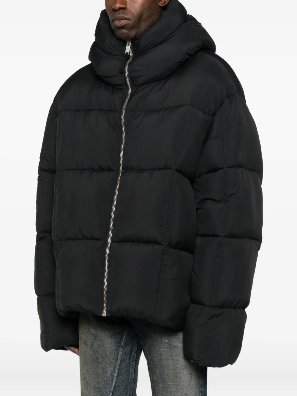 Thom Krom Hooded Men Jacket Clothing In Black