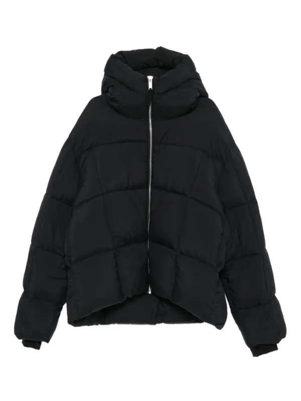 Thom Krom キルティング フーデッドジャケット | ブラック | FARFETCH JP
