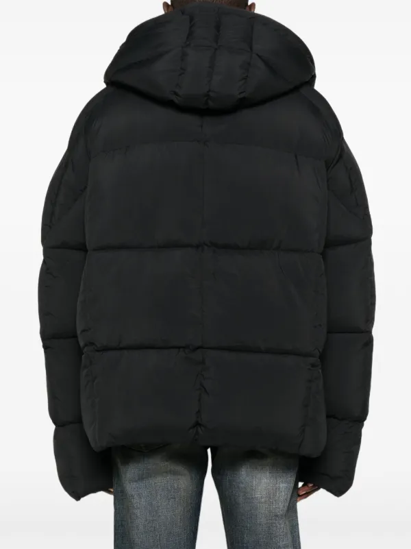 Thom Krom キルティング フーデッドジャケット | ブラック | FARFETCH JP