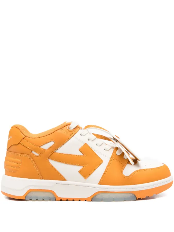 Off-White Arrow-logo Sneakers Orange FARFETCH UK
