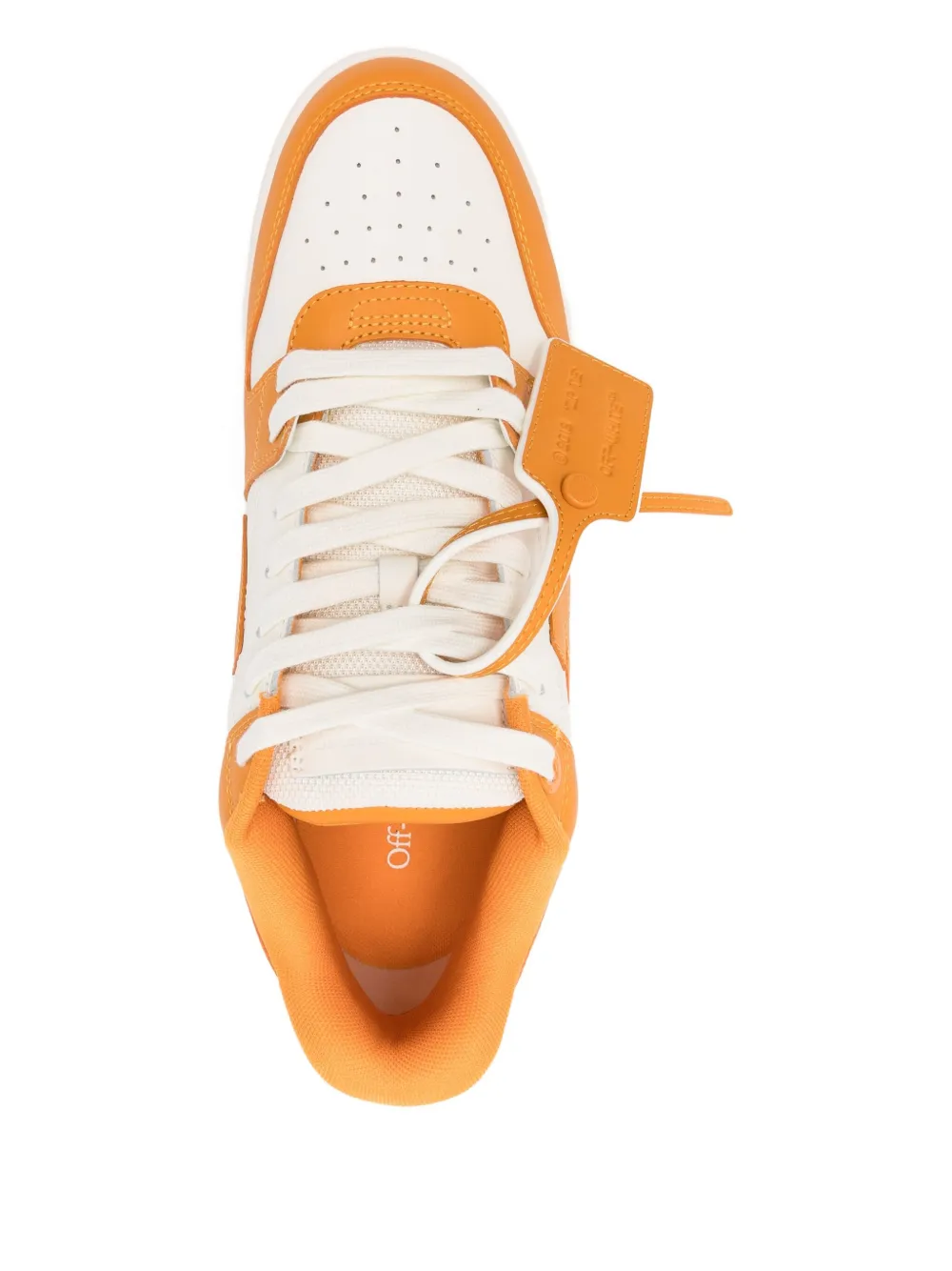 Off-White Sneakers met Arrow-logo Oranje
