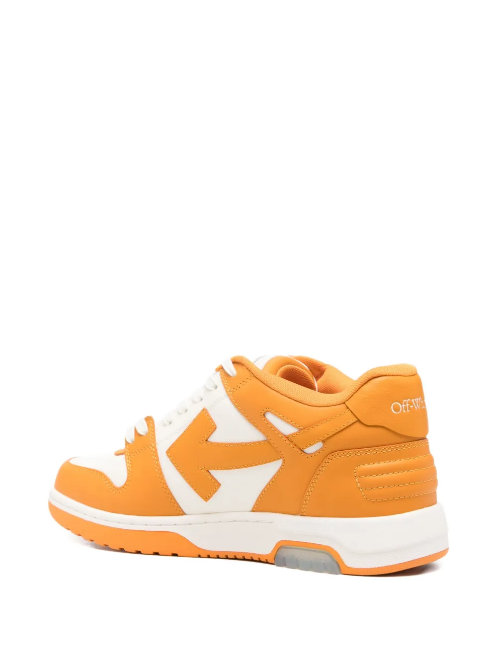 Off-White Sneakers met Arrow-logo Oranje