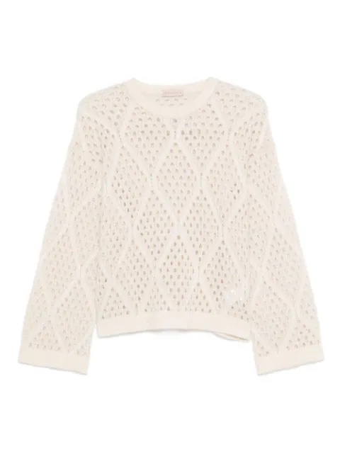Purotatto open-knit sweater