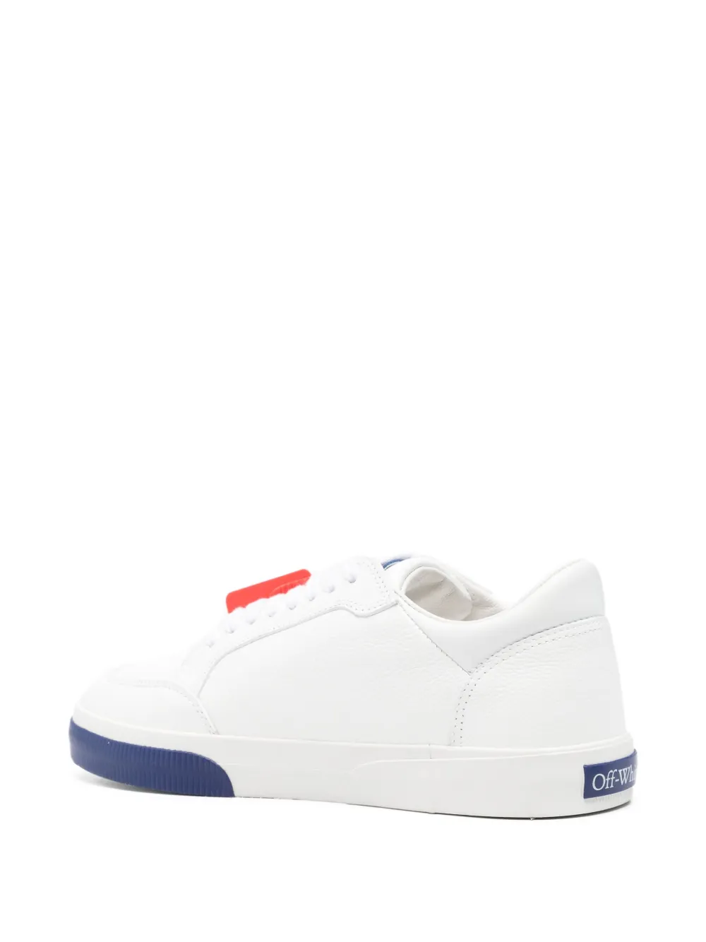 Off-White Leren sneakers met Arrow-logo Wit