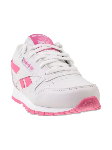 Reebok Kids Classic Step Flash "White/Pink" sneakers