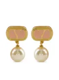Valentino Garavani VLogo Signature pearl earrings - Gold