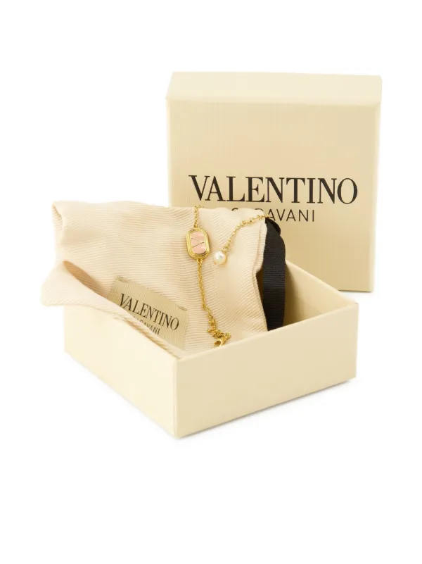 Valentino Garavani ロゴ ブレスレット | ゴールドトーン | FARFETCH JP