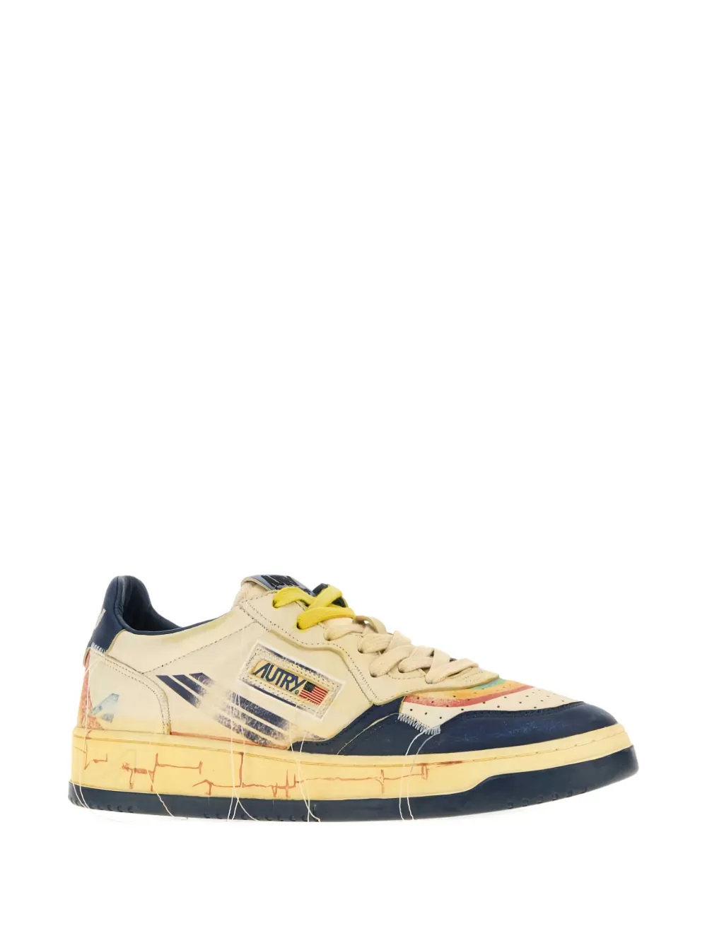 Autry leather sneakers Yellow