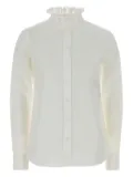 Alexander McQueen ruffle-collar shirt - White