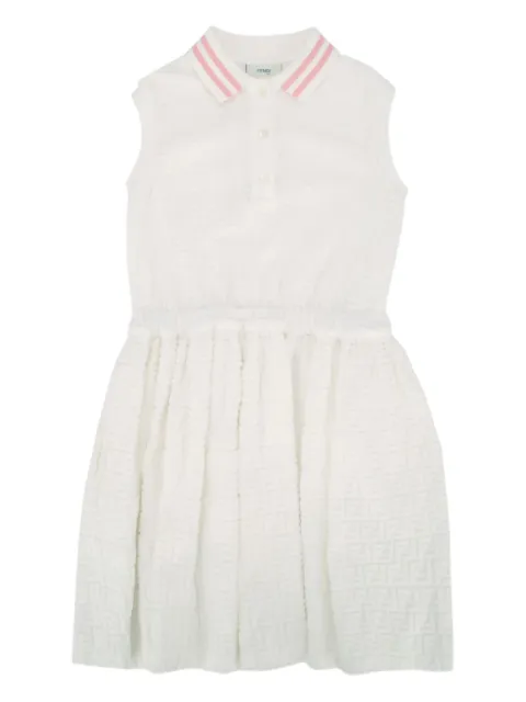 Fendi Kids FF-jacquard sleeveless dress