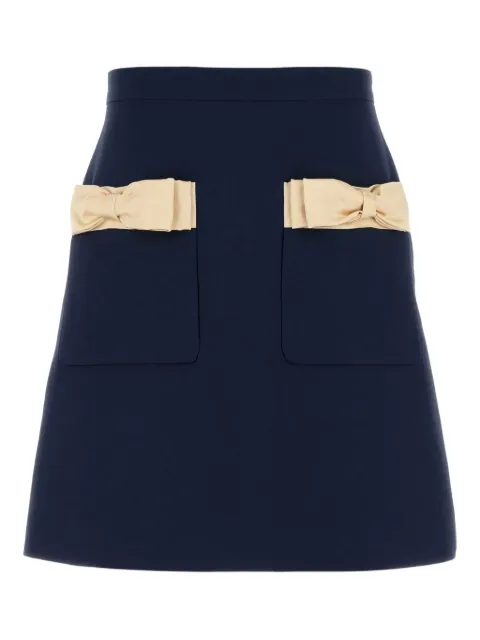 Valentino Garavani bow-pocket skirt