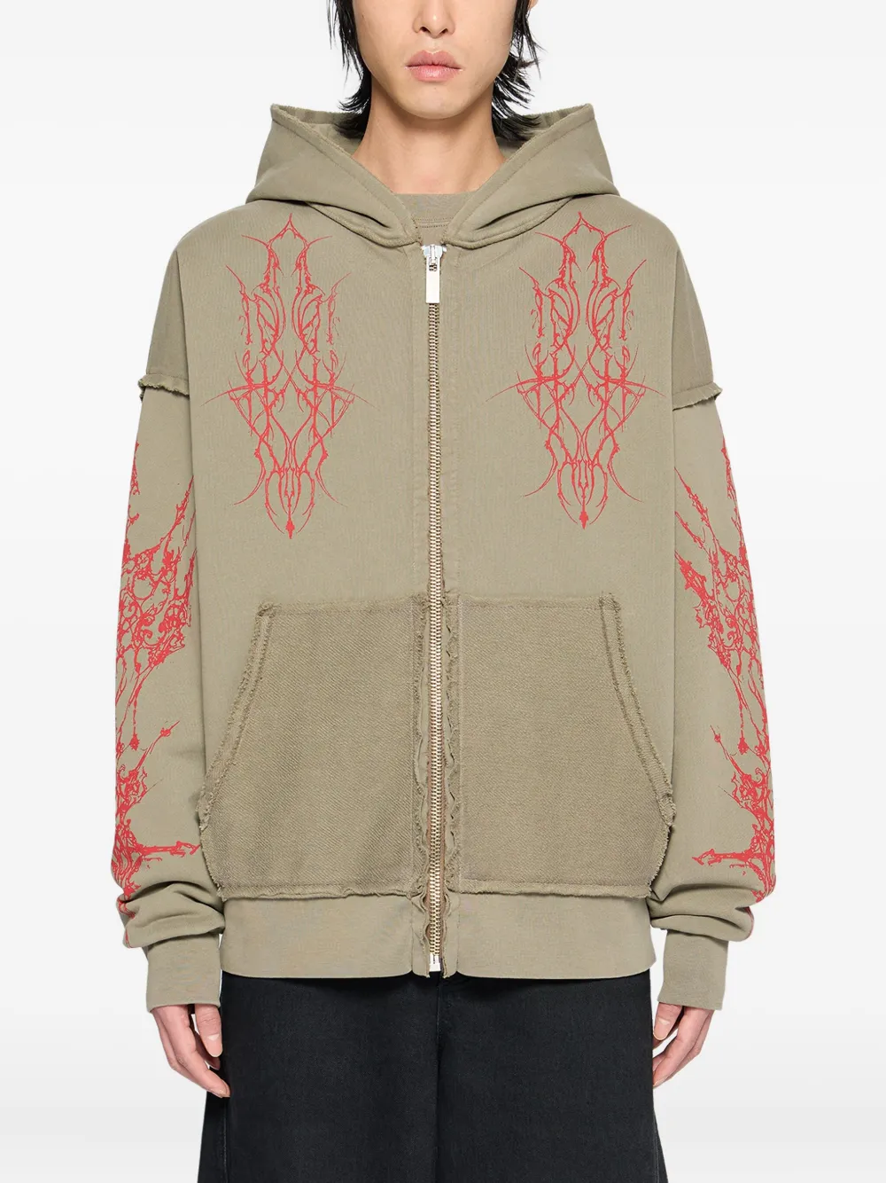 44 LABEL GROUP sudadera Ewigkeit con capucha | verde | Image 1