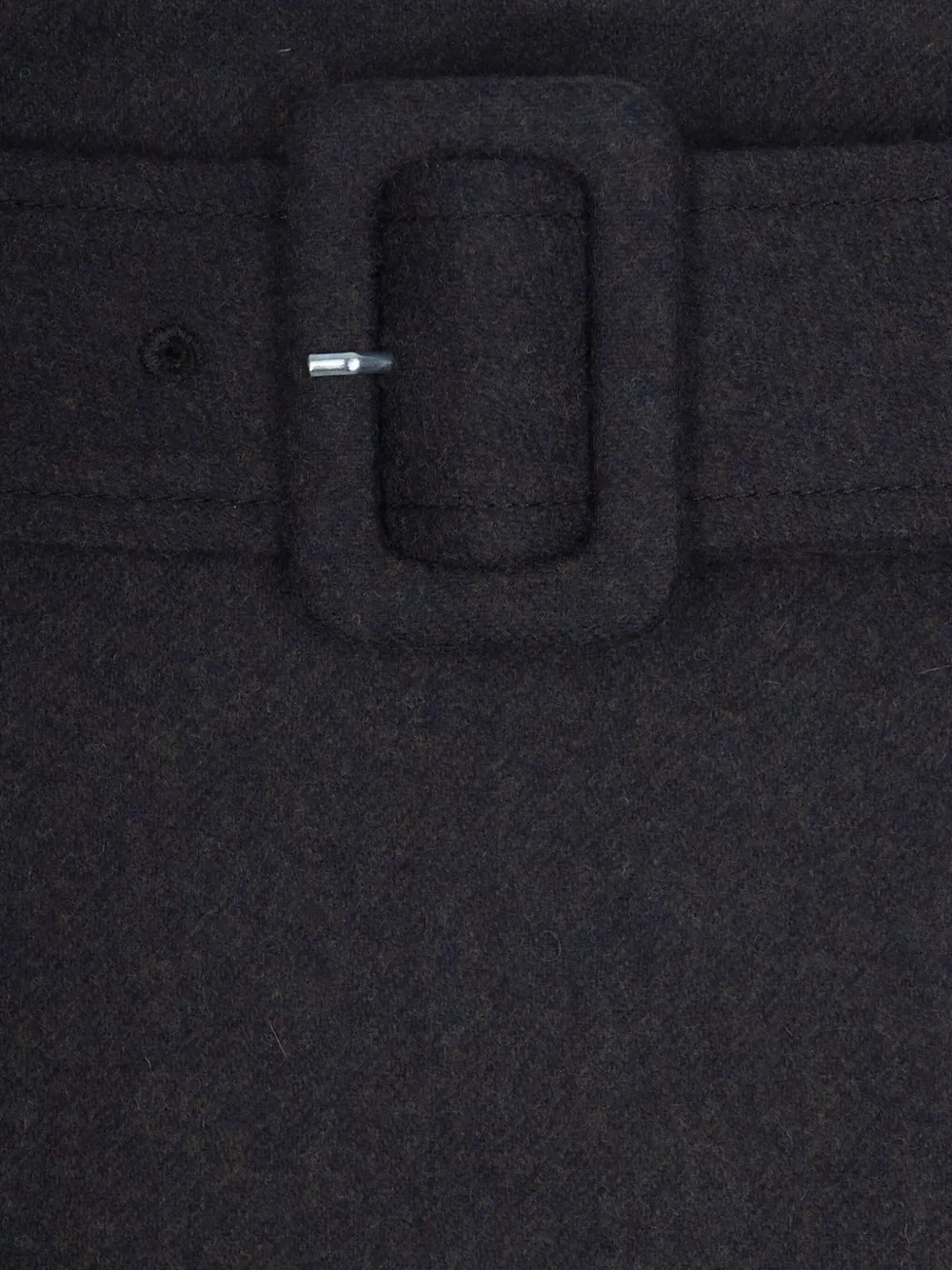 Apc Gonna In Lana Marron Fonce Chine In Black