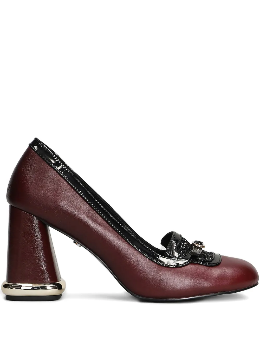 Gold & Rouge 85mm Valibi Pumps In Brown