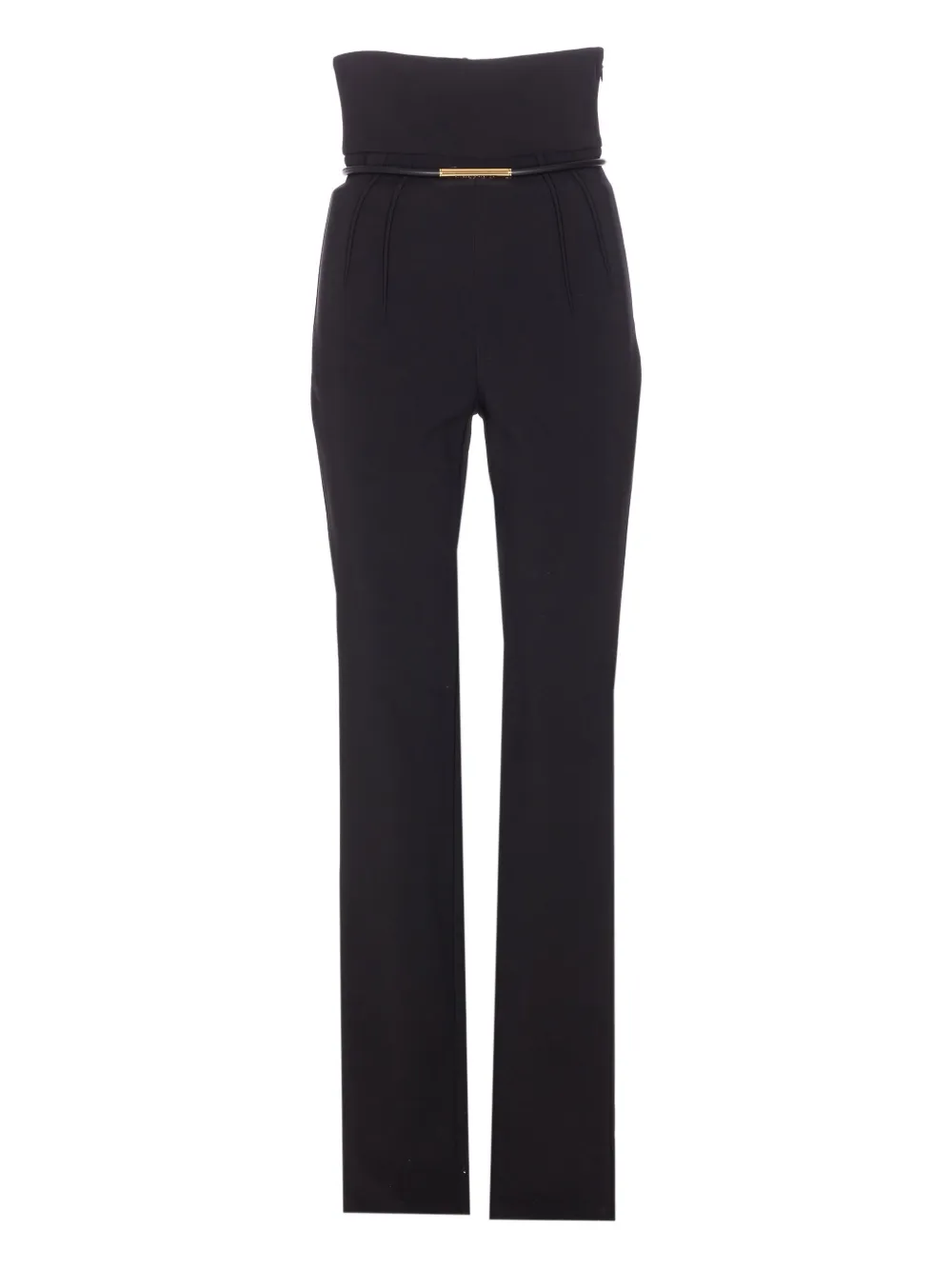Elisabetta Franchi chain-link belted pants | Black | Image 1