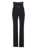 Elisabetta Franchi chain-link belted pants - Black