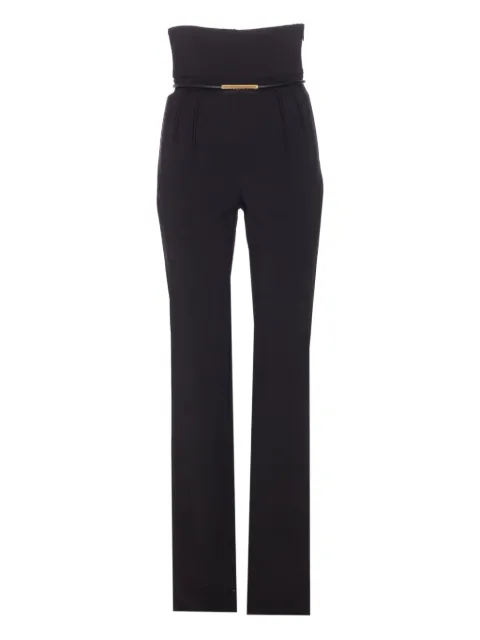 Elisabetta Franchi pants con cinturón y cadena