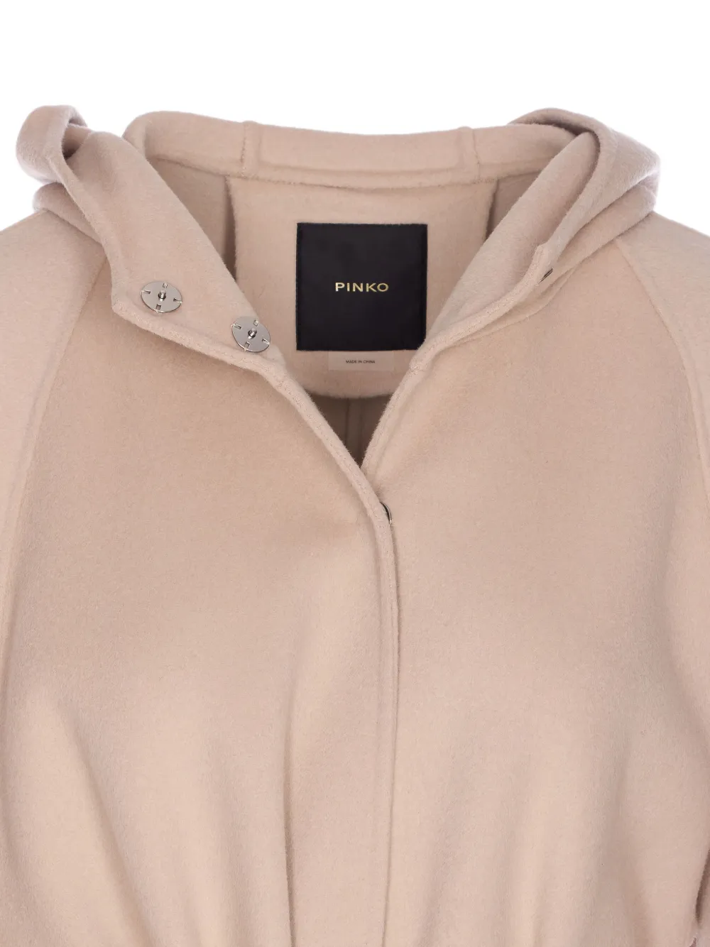 Pinko Cartoccio Coat In Pink