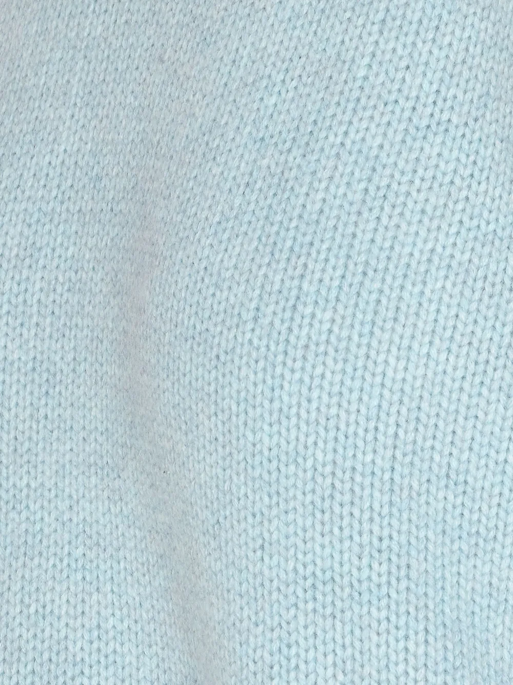 Not Shy Kasjmier trui met ronde hals Blauw