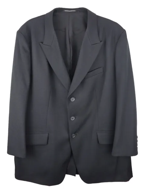 Yohji Yamamoto three-button wool blazer 