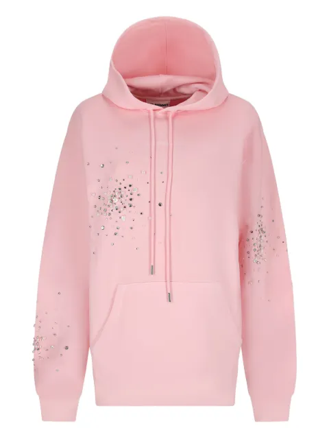 DES PHEMMES crystal-embellished hoodie