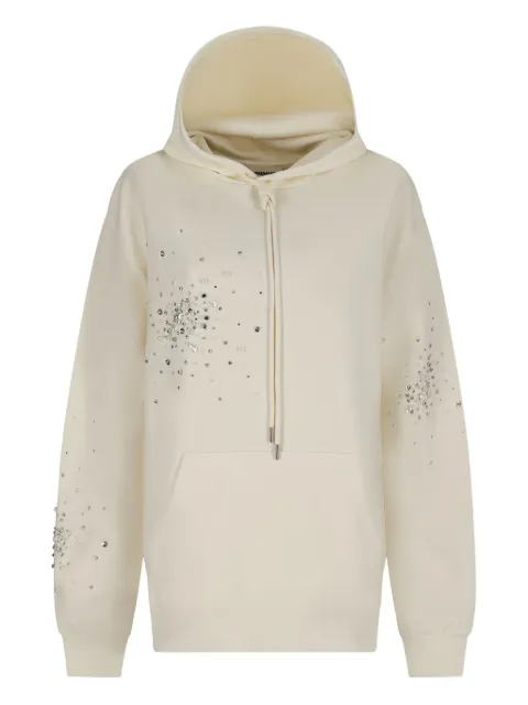 DES PHEMMES crystal-embellished hoodie