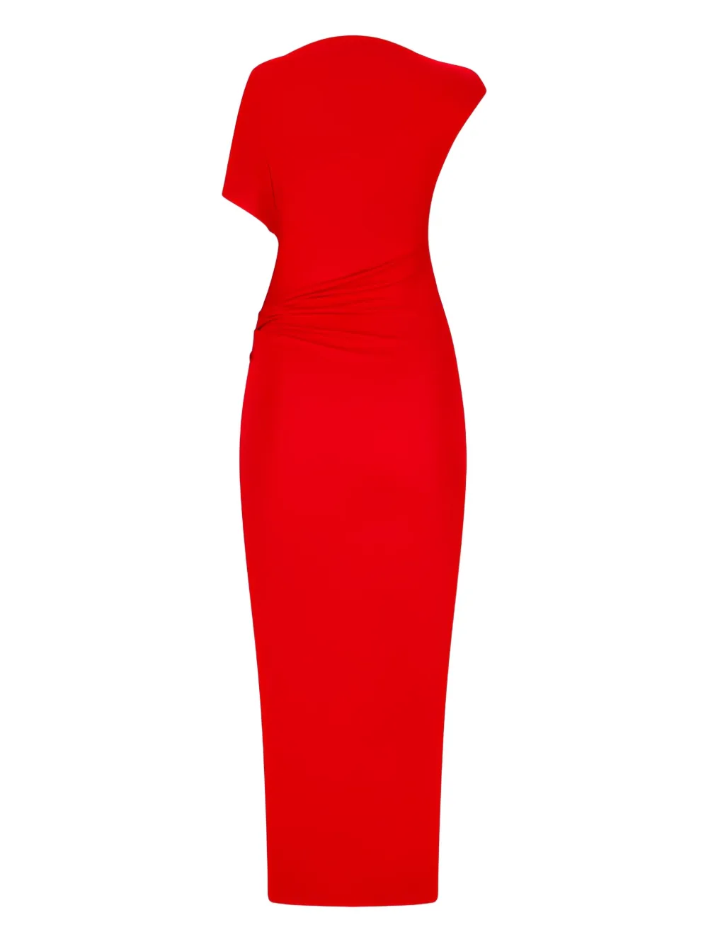 DES PHEMMES one-shoulder dress - Rood