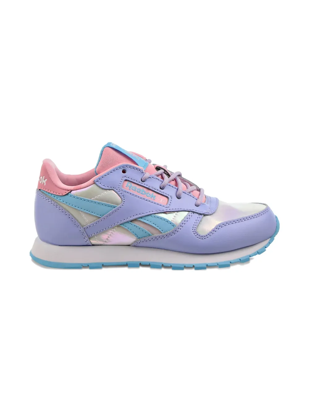 Reebok Kids Classic PS Lilac Glow/Digital Blue sneakers - Blauw